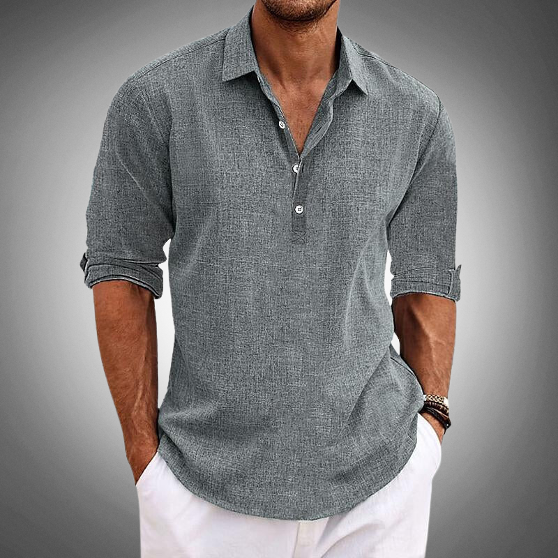 GIVALLI™ | CAMICIA CLASSICA IN LINO
