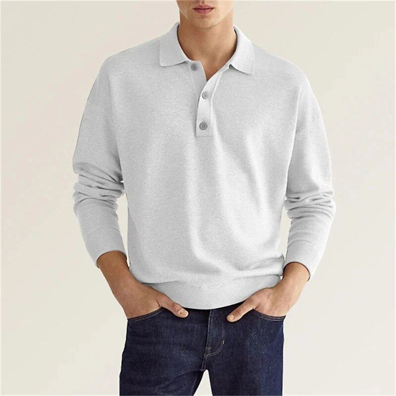 Tommaso | Polo a maniche lunghe: massima eleganza e comfort