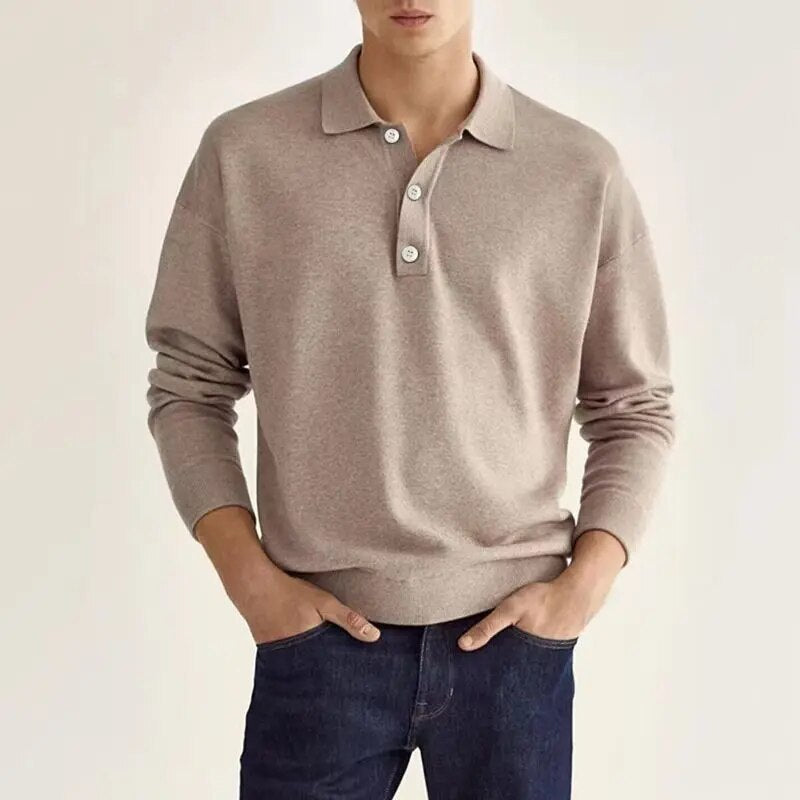 Tommaso | Polo a maniche lunghe: massima eleganza e comfort