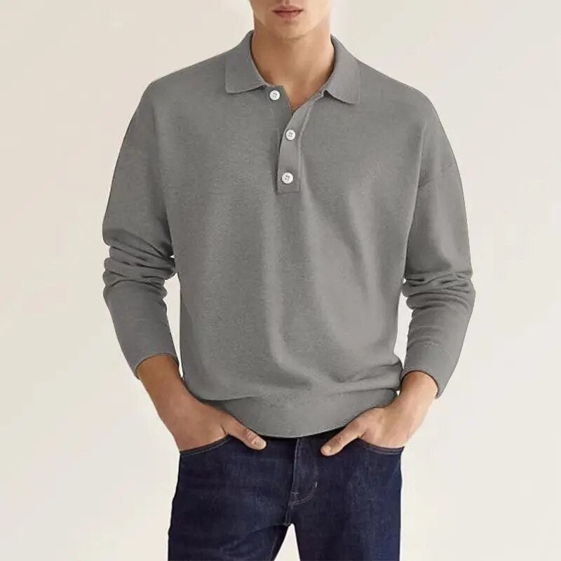 Tommaso | Polo a maniche lunghe: massima eleganza e comfort