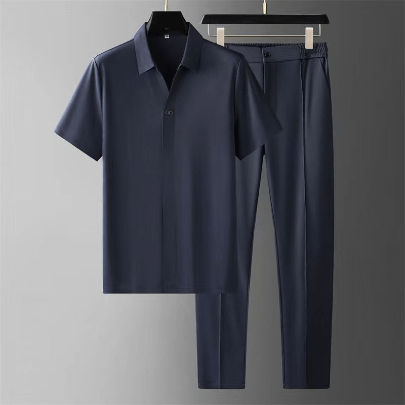 Giuseppe｜Set di pantaloni e camicetta in lino