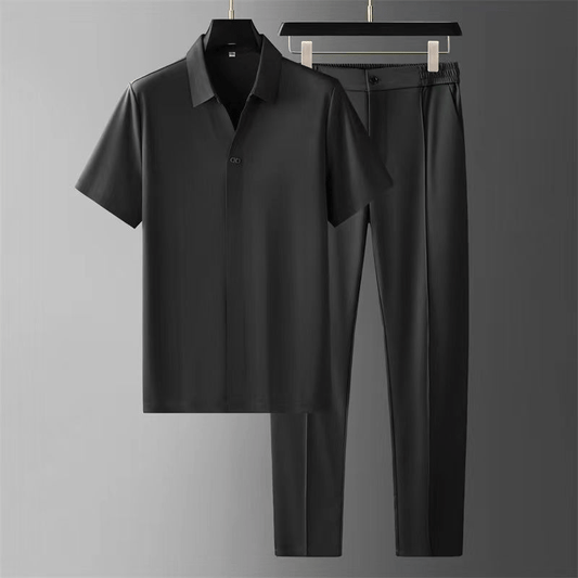 Giuseppe｜Set di pantaloni e camicetta in lino