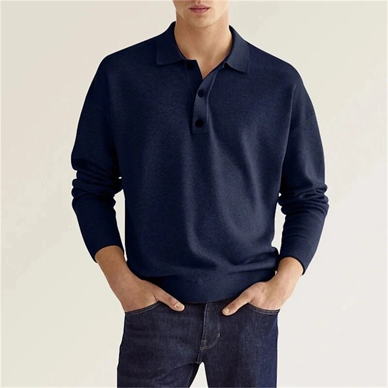 Tommaso | Polo a maniche lunghe: massima eleganza e comfort